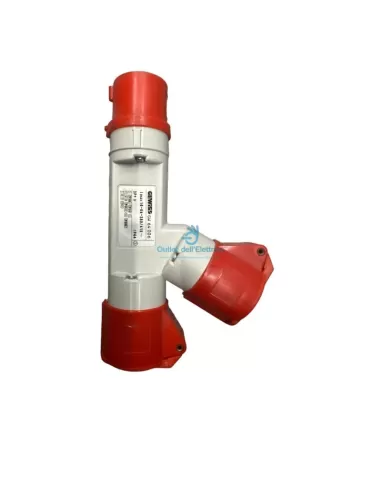 Gewiss GW64006 Moltipl.ip44 3p+t 16a 2 Ausgänge 380/415v